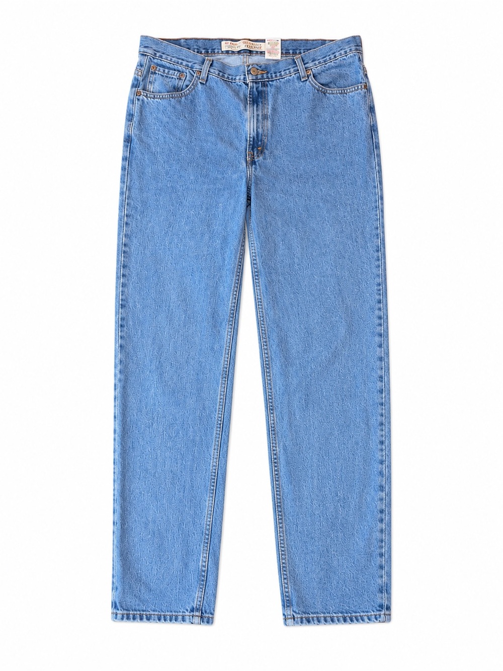 Men’s Vintage Levi’s 550 Relaxed Tapered Jeans Light Wash